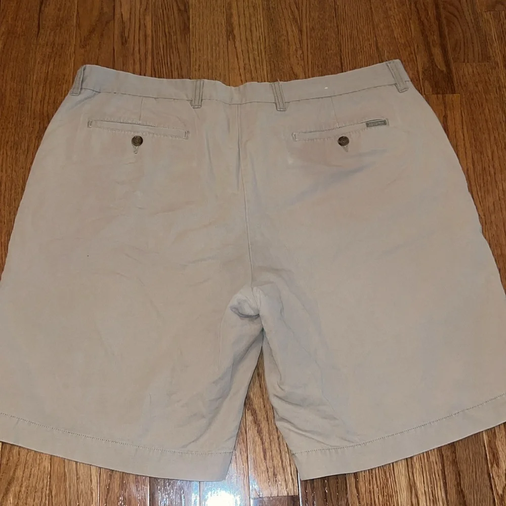 Alex Cannon Men’s Khaki Chino Casual Shorts Size 38